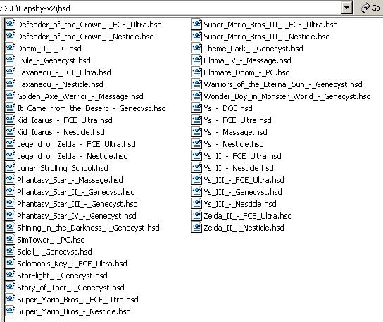 Save game definition files