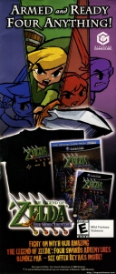 Four Swords Adventures Pre-Order: Front of the envelope