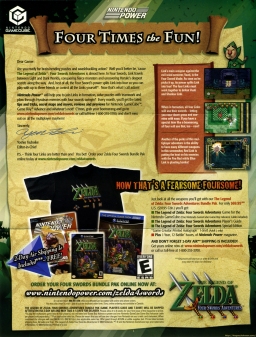 Four Swords Adventures Pre-Order: Full Page