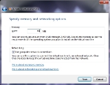 Setting the RAM