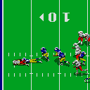 The QB for the Patriots gets plowed over on second down