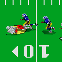 The Patriots complete a long pass