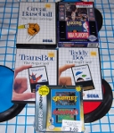Three Sega Master System Games, Sealed Lakers vs Celtics for Sega Genesis, and Gauntlet/Rampart for GBA