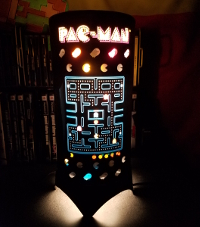 Pac-Man lamp (lit)