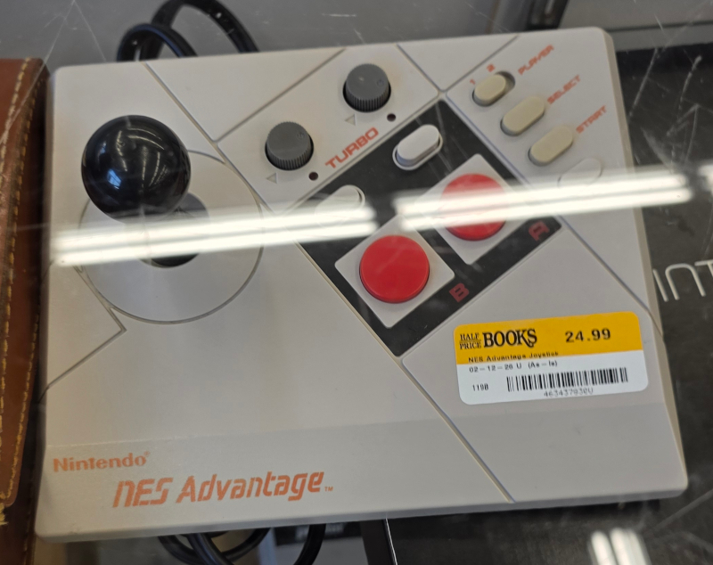An NES Advantage at Half Price Books
