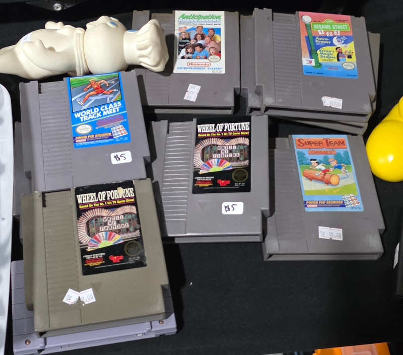 Some NES games