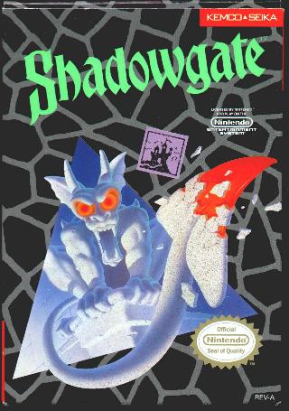 Shadowgate for NES box