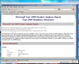 Analyzer report