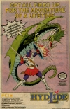 Hydlide for NES Ad