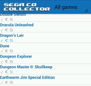 All games view