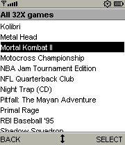 32X Collector game list