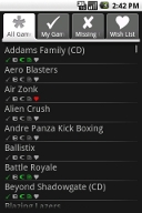 All games view